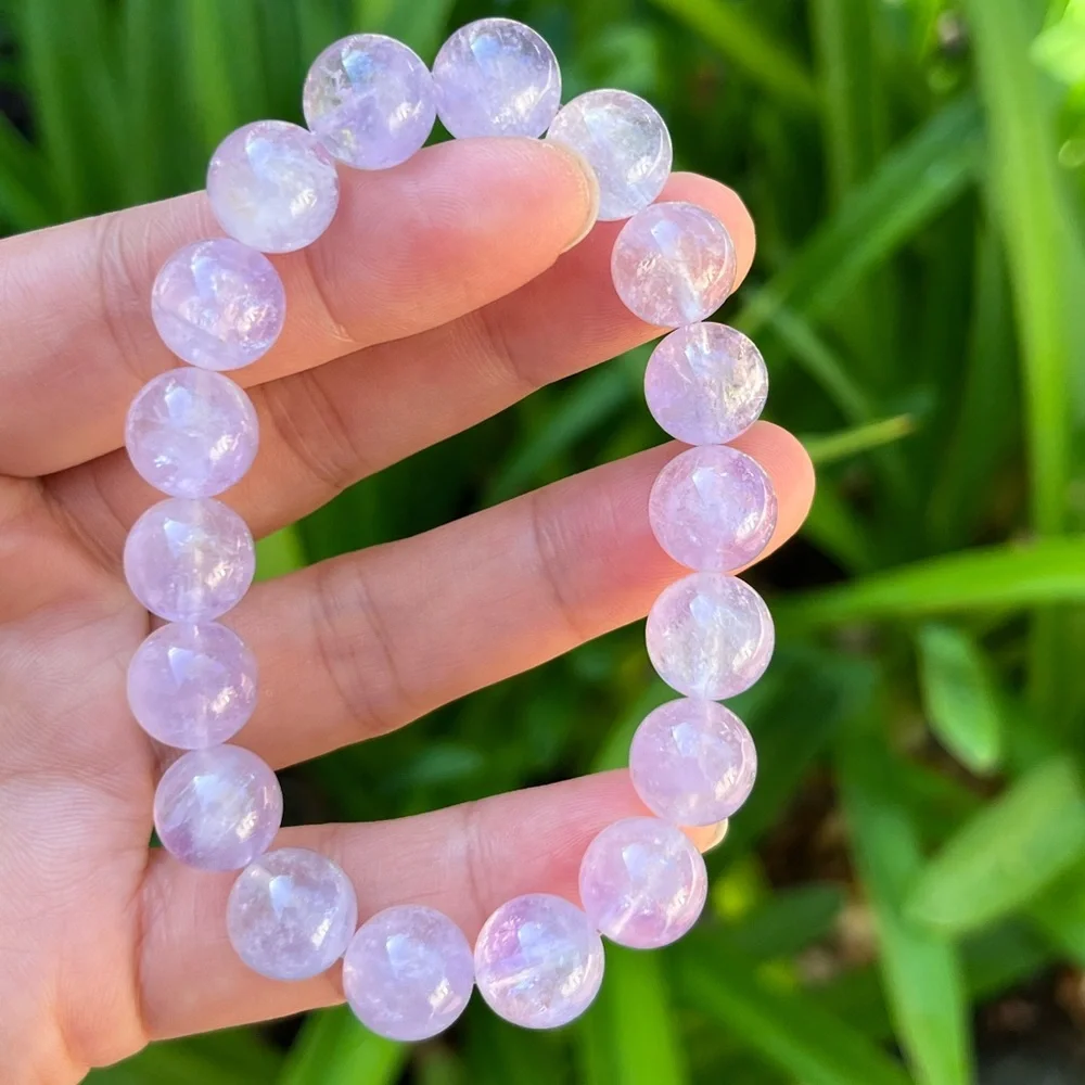 11mm stretchable lavender amethyst bracelet‎ 0249